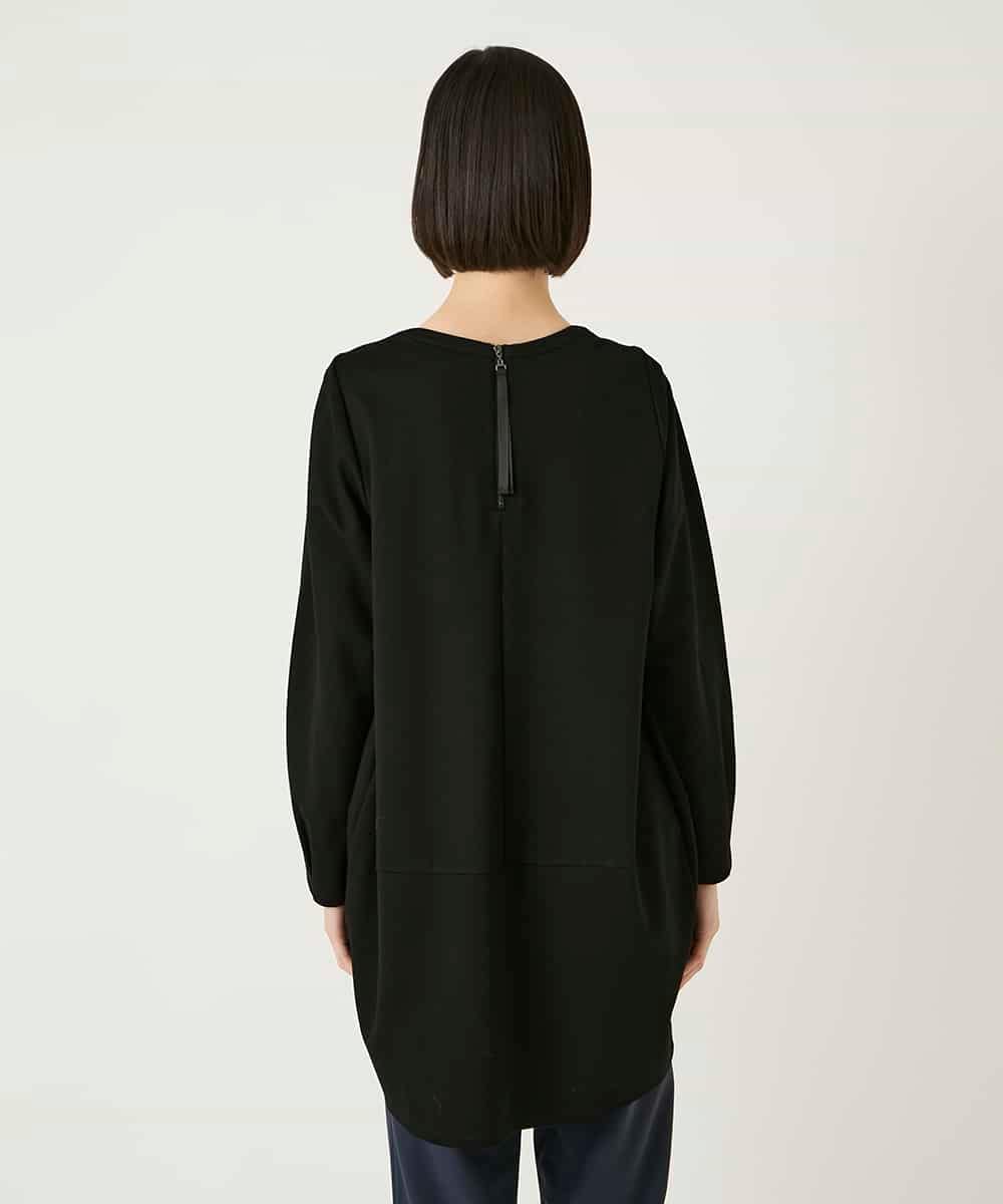 RLKAE36300 HIROKO BIS GRANDE(ヒロコ ビス グランデ) デジタルフラワージョイントチュニック ブラック