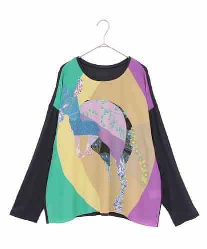 RLKAE38250  デシンジョイントアートプリントプルオーバー