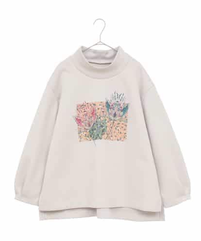 RLKAE39290  幾何アートフラワーボンディングプルオーバー