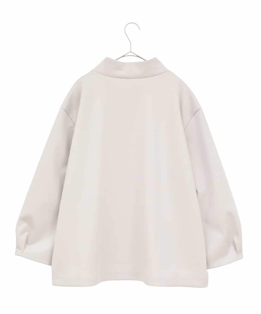 RLKAE39290 HIROKO BIS GRANDE(ヒロコ ビス グランデ) 幾何アートフラワーボンディングプルオーバー ベージュ