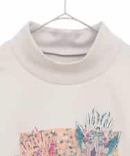 RLKAE39290 HIROKO BIS GRANDE(ヒロコ ビス グランデ) 幾何アートフラワーボンディングプルオーバー ベージュ