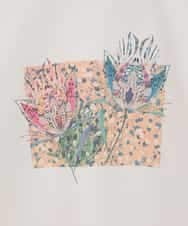 RLKAE39290 HIROKO BIS GRANDE(ヒロコ ビス グランデ) 幾何アートフラワーボンディングプルオーバー ベージュ