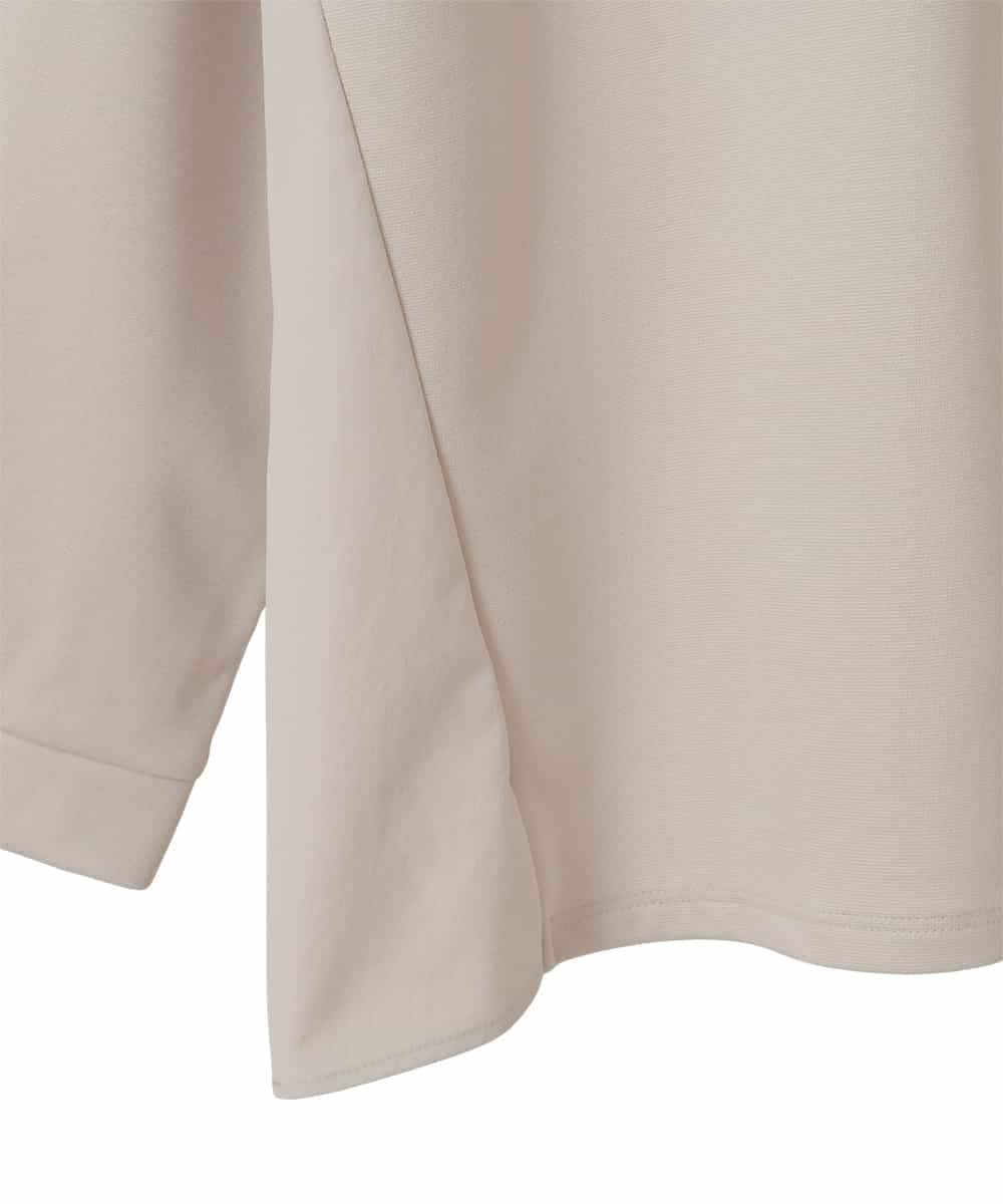 RLKAF07290 HIROKO BIS GRANDE(ヒロコ ビス グランデ) 【大きいサイズ】グラフィカルモチーフデザインスウェット ベージュ