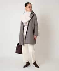 RLKAF07290 HIROKO BIS GRANDE(ヒロコ ビス グランデ) 【大きいサイズ】グラフィカルモチーフデザインスウェット ベージュ