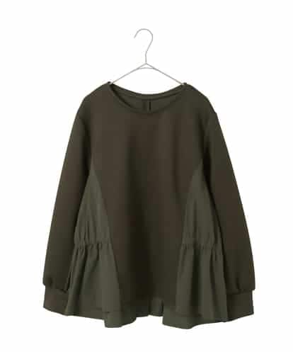 RLKAG10280 HIROKO BIS GRANDE 【大きいサイズ】ストレッチダンボールドッキングプルオーバー