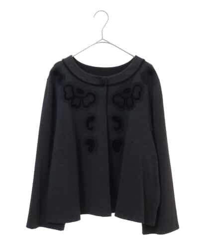 RLKAN46280 HIROKO BIS GRANDE エンブロイダリーカーディガン