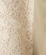 RLKAX11290 HIROKO BIS GRANDE(ヒロコ ビス グランデ) 【洗える】レースボンディングデザインプルオーバー ベージュ