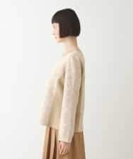 RLKAX11290 HIROKO BIS GRANDE(ヒロコ ビス グランデ) 【洗える】レースボンディングデザインプルオーバー ベージュ