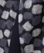 RLKCD10280 HIROKO BIS GRANDE(ヒロコ ビス グランデ) 【大きいサイズ】起毛ブロック切り替えデザインプルオーバー /洗える ブラック