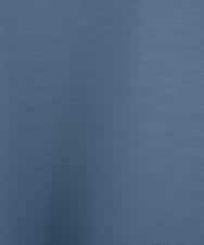 RLKDD06250 HIROKO BIS GRANDE(ヒロコ ビス グランデ) 【大きいサイズ】異素材切り替えハイネックプルオーバー ブルー