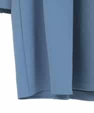 RLKDD07310 HIROKO BIS GRANDE(ヒロコ ビス グランデ) 【大きいサイズ】異素材切り替えチュニックプルオーバー ブルー