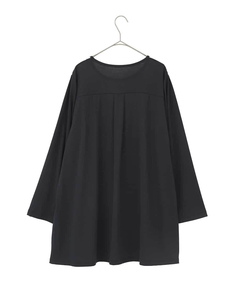 RLKDD09280 HIROKO BIS GRANDE(ヒロコ ビス グランデ) 【大きいサイズ】アイリスフラワープリントチュニック アイボリー