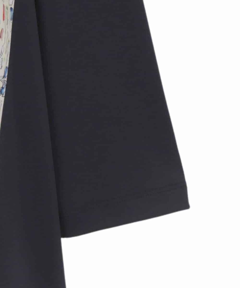 RLKDD09280 HIROKO BIS GRANDE(ヒロコ ビス グランデ) 【大きいサイズ】アイリスフラワープリントチュニック アイボリー