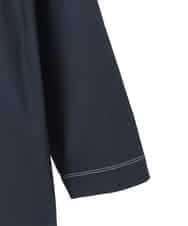 RLKED22210 HIROKO BIS GRANDE(ヒロコ ビス グランデ) サボテン刺繍コットンTシャツ ネイビー