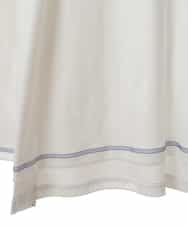 RLKFV11250 HIROKO BIS GRANDE(ヒロコ ビス グランデ) 【大きいサイズ】コットンスムースロゴTシャツ /洗える ホワイト