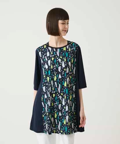 RLKGE24280  幾何柄デザインチュニック