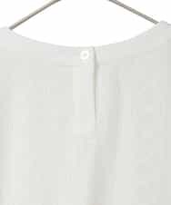 RLKGE30250 HIROKO BIS GRANDE(ヒロコ ビス グランデ) 【大きいサイズ】ストライプレースカットソー ホワイト