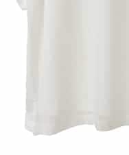 RLKGE30250 HIROKO BIS GRANDE(ヒロコ ビス グランデ) 【大きいサイズ】ストライプレースカットソー ホワイト