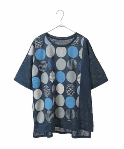 RLKGE35230  カラフルパターンドットTシャツ