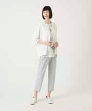 RLKGE47240 HIROKO BIS GRANDE(ヒロコ ビス グランデ) アートフラワーフレアスリーブカットソー ホワイト