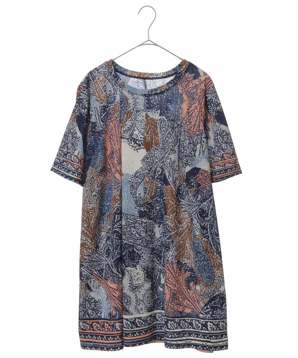 洗える 日本製 オリエンタルプリントチュニック チュニック Hiroko Bis Grande ヒロコ ビス グランデ イトキンオンラインストア