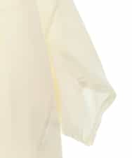 RLKGW03210 HIROKO BIS GRANDE(ヒロコ ビス グランデ) 【大きいサイズ】立体シルエットジャージーシャツ /洗濯機で洗える ホワイト