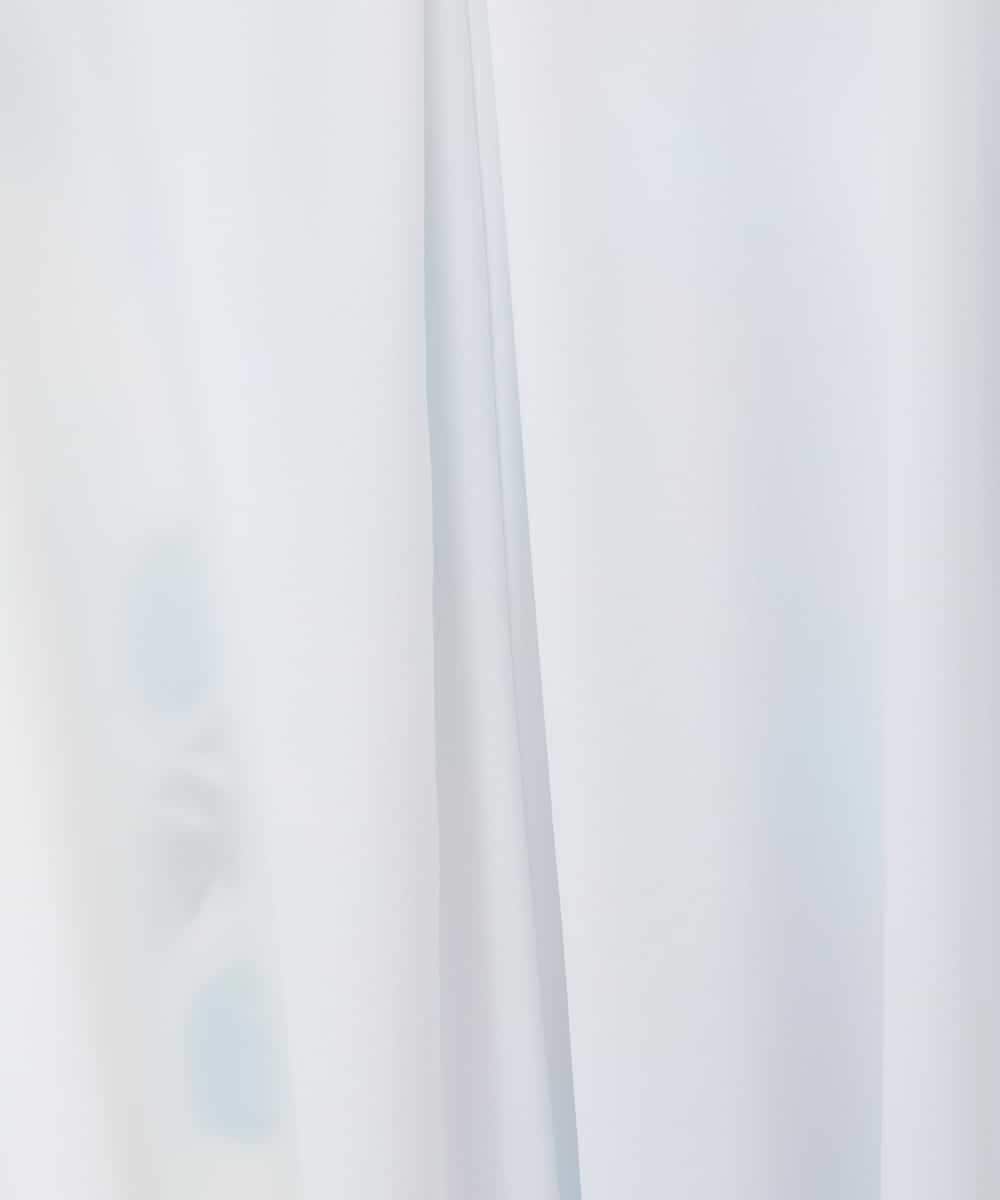 RLKHB31300 HIROKO BIS GRANDE(ヒロコ ビス グランデ) 【大きいサイズ】ボタニカルフォトプリントチュニック /洗える ホワイト