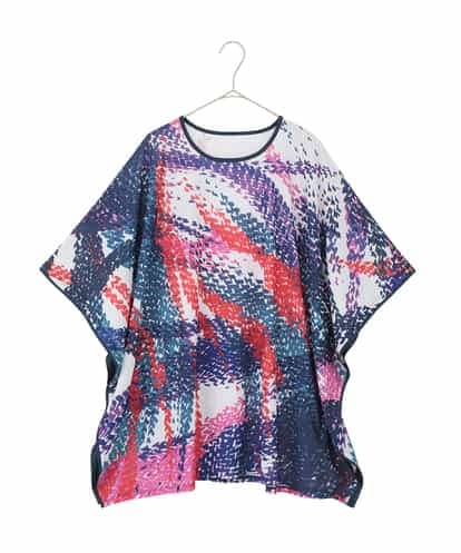 RLKHE30280 HIROKO BIS GRANDE ポンチョ風カットソープルオーバー