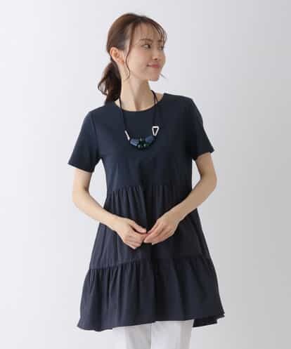 RLKHS06230 HIROKO BIS GRANDE ティアード切り替えチュニック