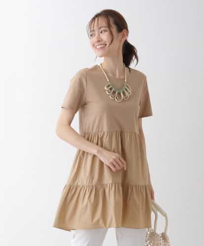 RLKHS06230 HIROKO BIS GRANDE ティアード切り替えチュニック