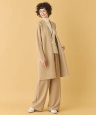 RLLAA32280 HIROKO BIS GRANDE(ヒロコ ビス グランデ) 【大きいサイズ】ダブルクロスワイドパンツ /洗える ベージュ