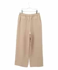 RLLAA32280 HIROKO BIS GRANDE(ヒロコ ビス グランデ) 【大きいサイズ】ダブルクロスワイドパンツ /洗える ベージュ