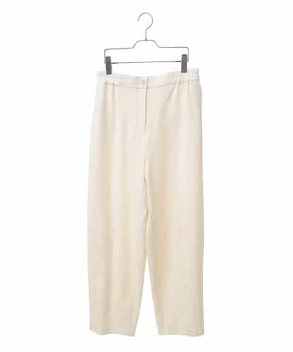 RLLAB21250 HIROKO BIS GRANDE 【大きいサイズ】カシミヤタッチテーパードラインパンツ /洗える