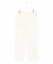 RLLAE20250 HIROKO BIS GRANDE(ヒロコ ビス グランデ) 【大きいサイズ】両面起毛デザインプルオンパンツ /洗える アイボリー