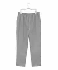 RLLAE20250 HIROKO BIS GRANDE(ヒロコ ビス グランデ) 【大きいサイズ】両面起毛デザインプルオンパンツ /洗える グレー