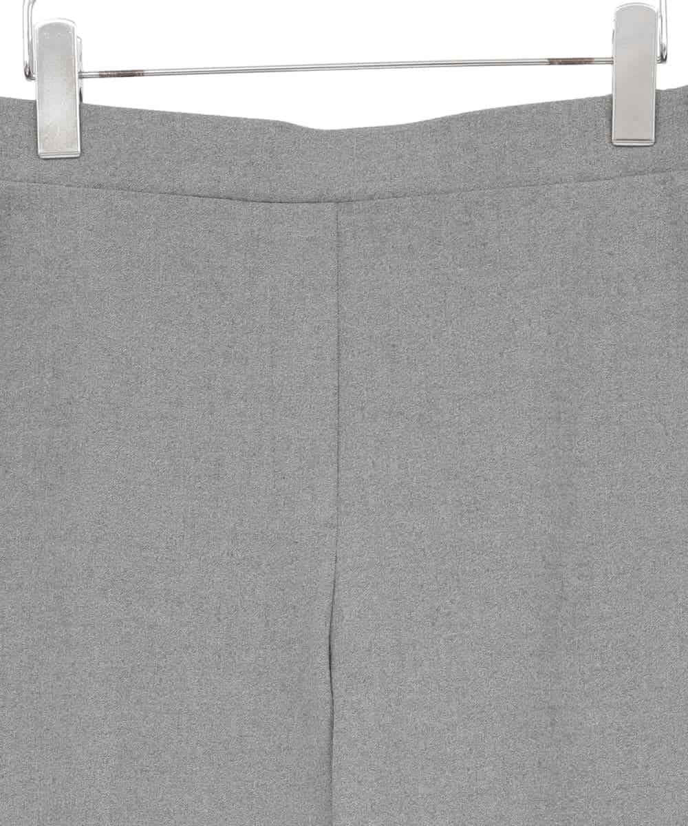 RLLAE20250 HIROKO BIS GRANDE(ヒロコ ビス グランデ) 【大きいサイズ】両面起毛デザインプルオンパンツ /洗える グレー