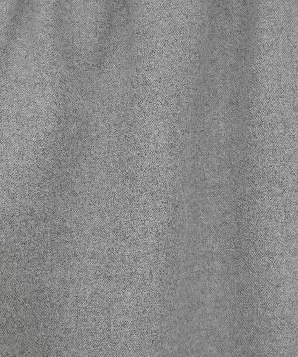 RLLAE20250 HIROKO BIS GRANDE(ヒロコ ビス グランデ) 【大きいサイズ】両面起毛デザインプルオンパンツ /洗える グレー