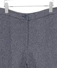 RLLAE21250 HIROKO BIS GRANDE(ヒロコ ビス グランデ) ネップツイードワイドプルオンパンツ ネイビー