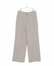 RLLAE21250 HIROKO BIS GRANDE(ヒロコ ビス グランデ) ネップツイードワイドプルオンパンツ ベージュ