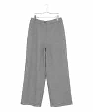 RLLAE21250 HIROKO BIS GRANDE(ヒロコ ビス グランデ) ネップツイードワイドプルオンパンツ グレー