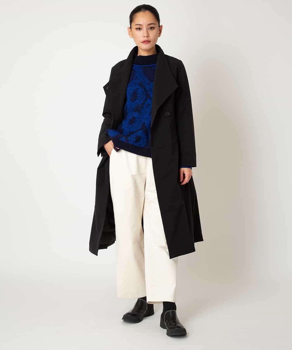 RLLAF31250 HIROKO BIS GRANDE(ヒロコ ビス グランデ) 【大きいサイズ】ストレッチコーデュロイパンツ ネイビー