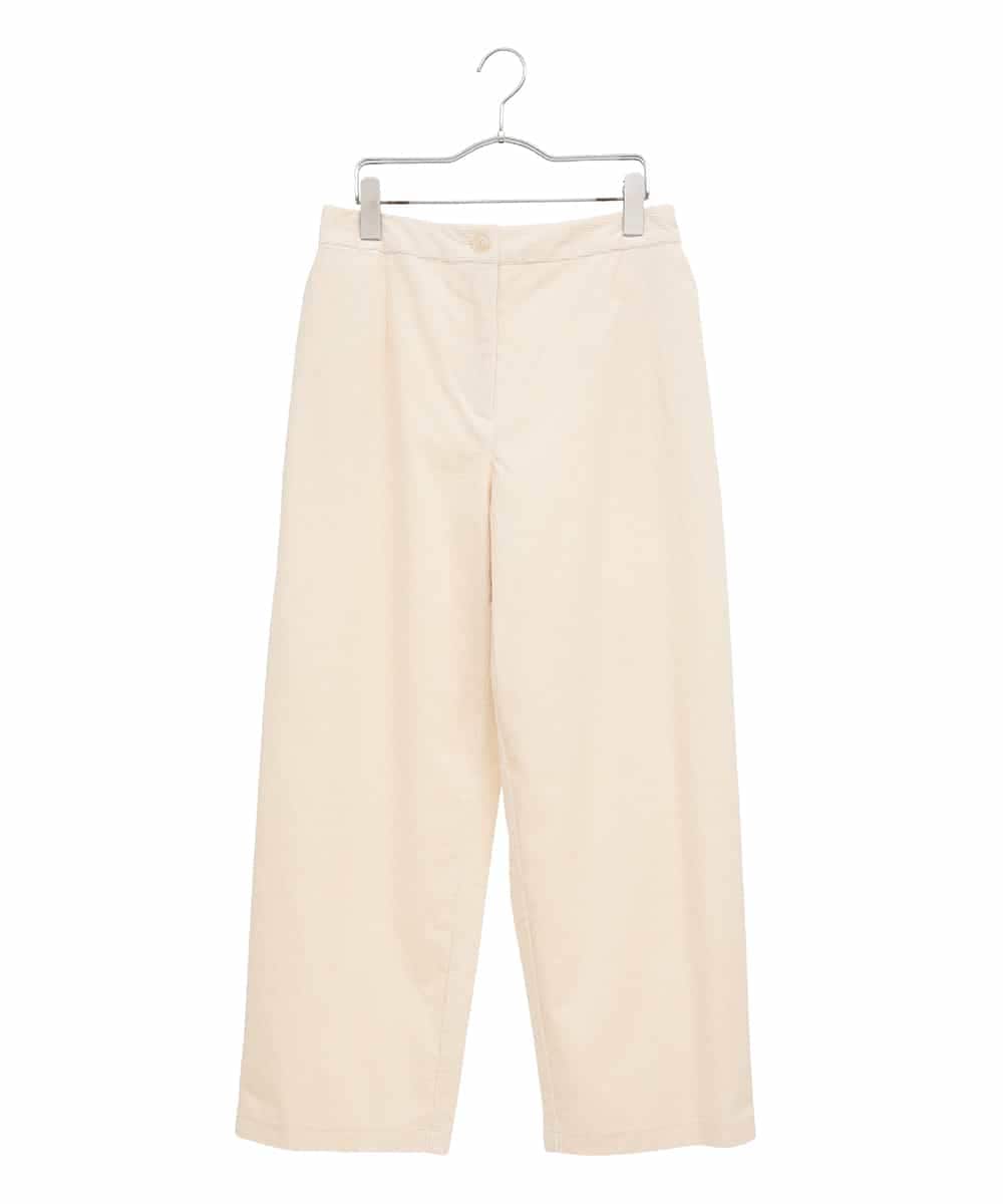 RLLAF31250 HIROKO BIS GRANDE(ヒロコ ビス グランデ) ストレッチコーデュロイパンツ アイボリー