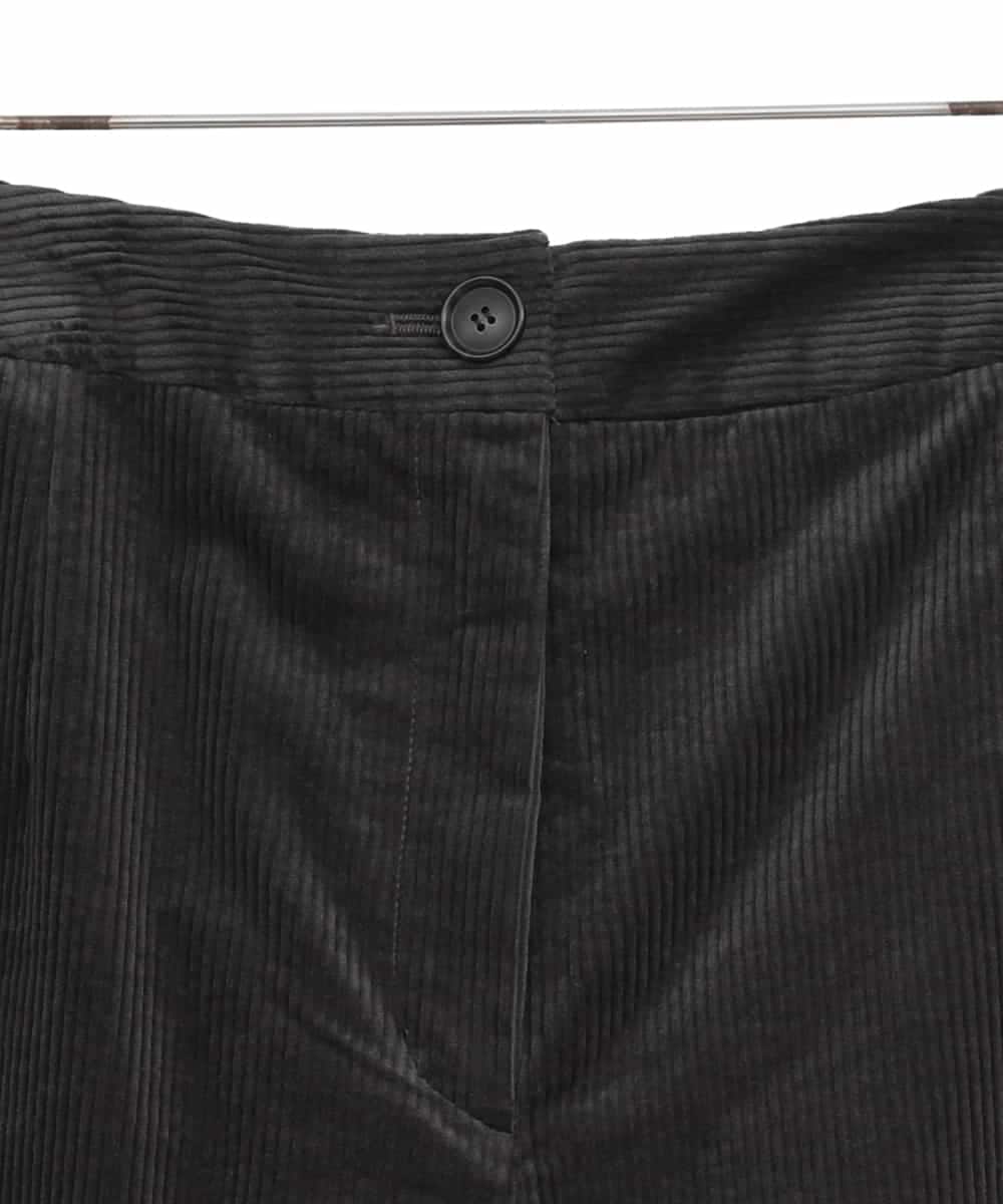 RLLAF31250 HIROKO BIS GRANDE(ヒロコ ビス グランデ) ストレッチコーデュロイパンツ ダークグレー