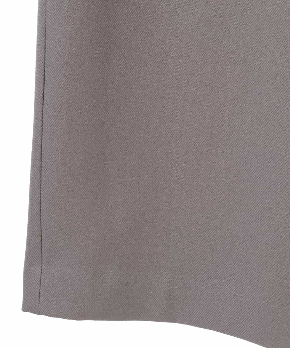 RLLAR21200 HIROKO BIS GRANDE(ヒロコ ビス グランデ) 【洗濯機で洗える】ウールライクセミワイドパンツ ライトグレー