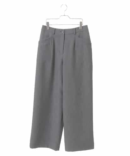 RLLAU41290 HIROKO BIS GRANDE 【洗濯機で洗える】起毛ストレッチフレアシルエットパンツ