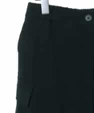 RLLAV20280 HIROKO BIS GRANDE(ヒロコ ビス グランデ) 【洗える】カーゴポケットデザインワイドパンツ グリーン