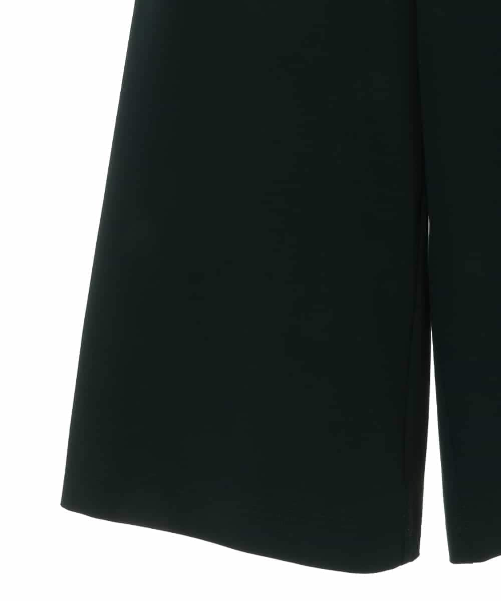 RLLAV20280 HIROKO BIS GRANDE(ヒロコ ビス グランデ) 【洗える】カーゴポケットデザインワイドパンツ グリーン