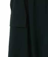 RLLAV20280 HIROKO BIS GRANDE(ヒロコ ビス グランデ) 【洗える】カーゴポケットデザインワイドパンツ グリーン