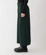 RLLAV20280 HIROKO BIS GRANDE(ヒロコ ビス グランデ) 【洗える】カーゴポケットデザインワイドパンツ グリーン