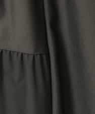 RLLCE01200 HIROKO BIS GRANDE(ヒロコ ビス グランデ) 【大きいサイズ/日本製】エアシルキー切り替えギャザーパンツ カーキ